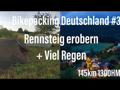 Bikepacking Deutschland #3 || Rennsteig erobern + Viel Regen