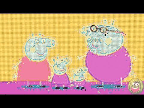 EPIC Peppa Pig Minecraft Pixel Art!! NEW Line Cinema ID Effects!!