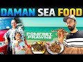 Daman Beach Fish Market Fresh Prawns And Pomfret At Beach Shack