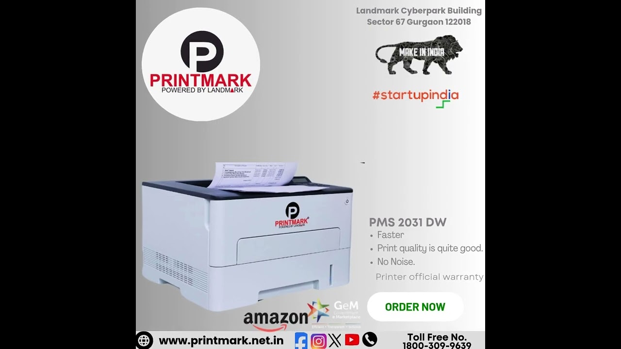 We are Printmark  a Make in India, Laser Printer and MFD Manufacturer  #makeinindia #madeinindia