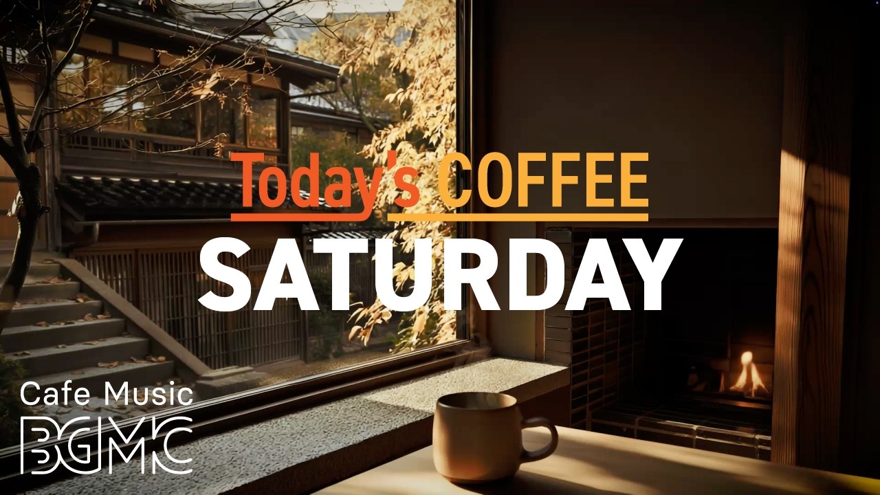 Cafe Music LIVE | Today's COFFEE SATURDAY: Autumn Fireside Cafe Jazz for Weekend Reading