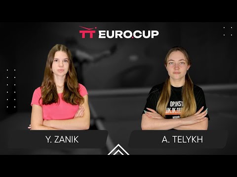 16:20 Yulianna Zanik - Anastasiia Telykh 30.05.2025 TT Euro.Cup Women Ukraine Star. TABLE 3