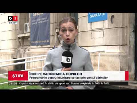 ASTAZI INCEPE VACCINAREA COPIILOR - PROGRAMARILE PENTRU IMUNIZARE SE FAC PRIN CONTUL PARINTILOR