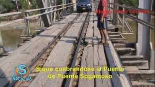 preview picture of video 'SEÑAL CABLE ONIX PUENTE SOBRE EL RIO SOGAMOSO VIA A PTO WILCHES ESTA DAÑADO'