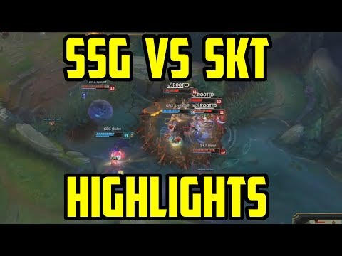 SSG vs SKT Highlights - LoL Worlds 2017 Final (All Games)