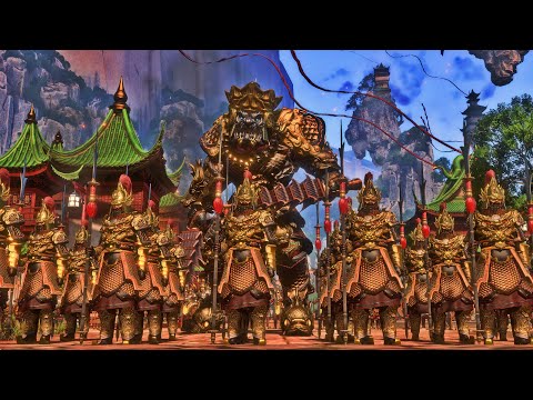 Battle of the Dragon Gate | Grand Cathay Vs Ogre Kingdoms | Total War Warhammer 3 Cinematic Battle