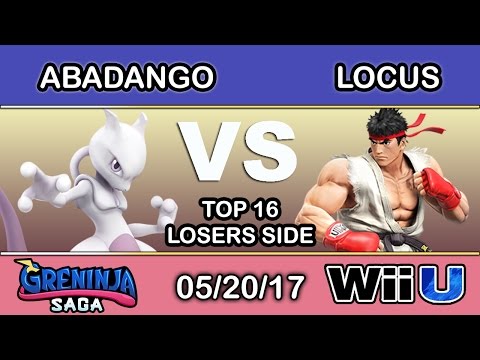 2GGC: Greninja Saga - LG | Abadango (Mewtwo) Vs. Locus (Ryu) - Top 16 Losers Side