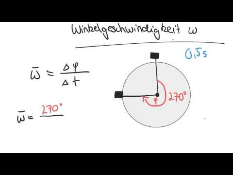 Winkelgeschwindigkeit
