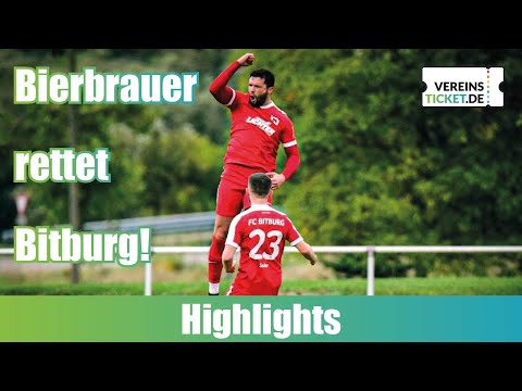 Bierbrauer rettet Bitburg in der Schlussphase! FC Bitburg - FC Metternich