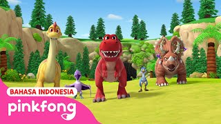 Download lagu Halo! Aku Tyrannosaurus Rex! | Kumpulan Kartun & Lagu Dinosaurus | Sekolah Dino | Pinkfong Indonesia mp3