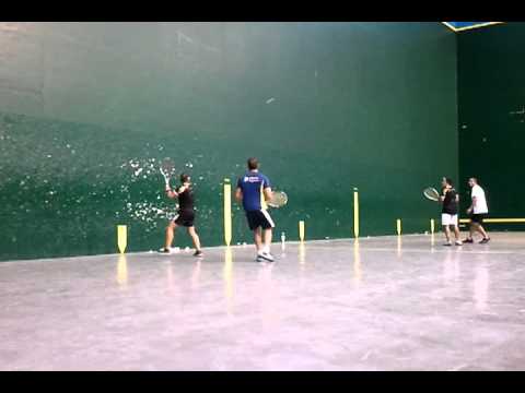 frontenis preolimpico open de Rivas semifinal David y Rober vs David y Alvaro