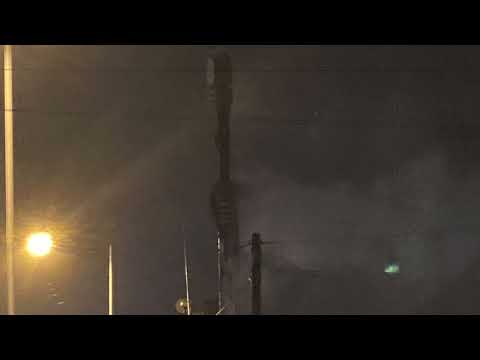 Mobile phone mast fire in Bradford