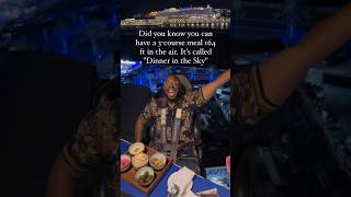 Would you try this? 🍽️ I did it in Dubai, but it’s all over the world 🌎  #dinnerinthesky #travel