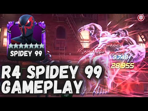 Rank 4 Spider-Man 2099 Gameplay | More Than a One Trick Pony | Marvel Contest of Champions
