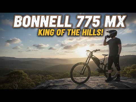BONNELL 775 MX EXTREME Range Test: Off-Road Hill Climbs & Battery Life Testing (Australia) ⚡️