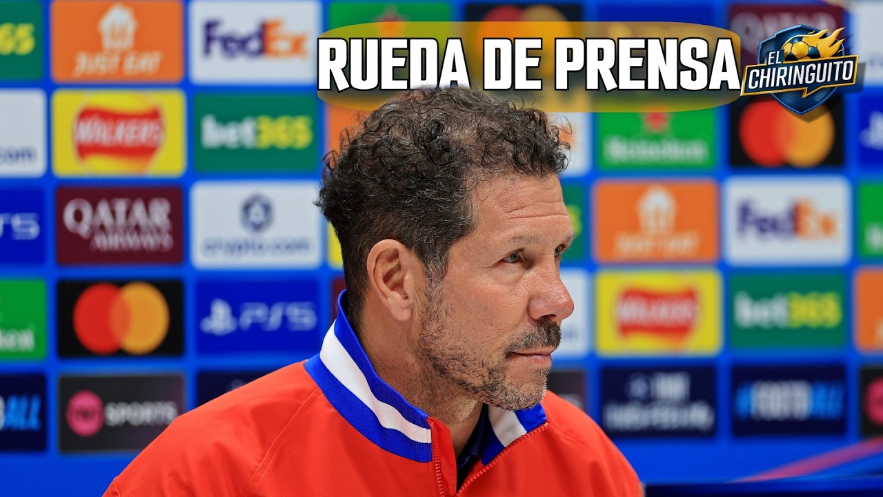 🚨 ¡SIMEONE, EN DIRECTO! Rueda de prensa previa al ATLETI-REAL MADRID.