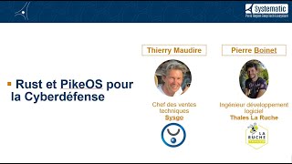 RUST PARIS 2024_06_ Thierry Maudire_Sysgo_Pierre Boinet_Thales La Ruche