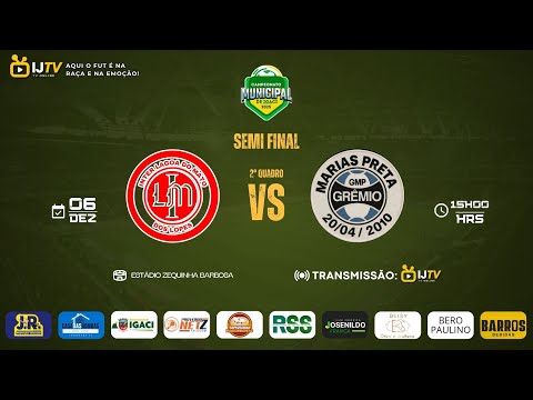INTER LAGOA DO MATO VS GRÊMIO MP - 2° QUADRO | SEMI FINAL  - CAMPEONATO MUNICIPAL DE IGACI 2025