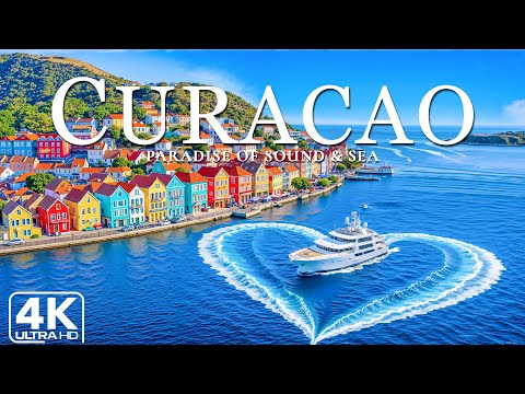 Curaçao 4K 🇨🇼 Tropical Paradise – Explore Curaçao’s Beaches & Colorful Streets | Deep House Chill