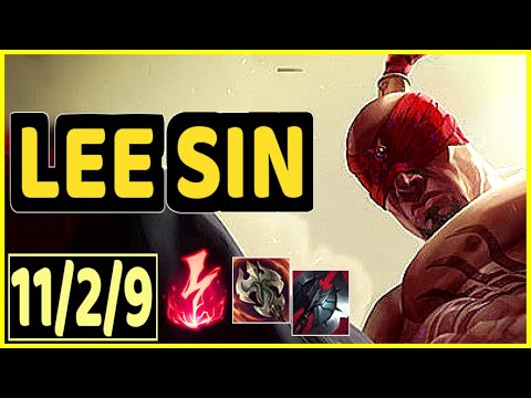 LEE SIN VS SHEN - 11/2/9 KDA JUNGLE GAMEPLAY