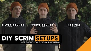 How to Light with a 6X6 Scrim | 4 Great Styles for CHEAP! #videolighting