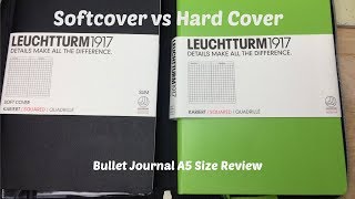 Softcover vs Hard Cover: Leuchtturm 1917 A5 Square Grid