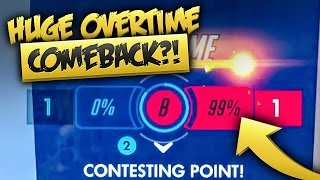 HUGE OVERTIME COMEBACK! - OVERWATCH COMPETITIVE GAMEPLAY