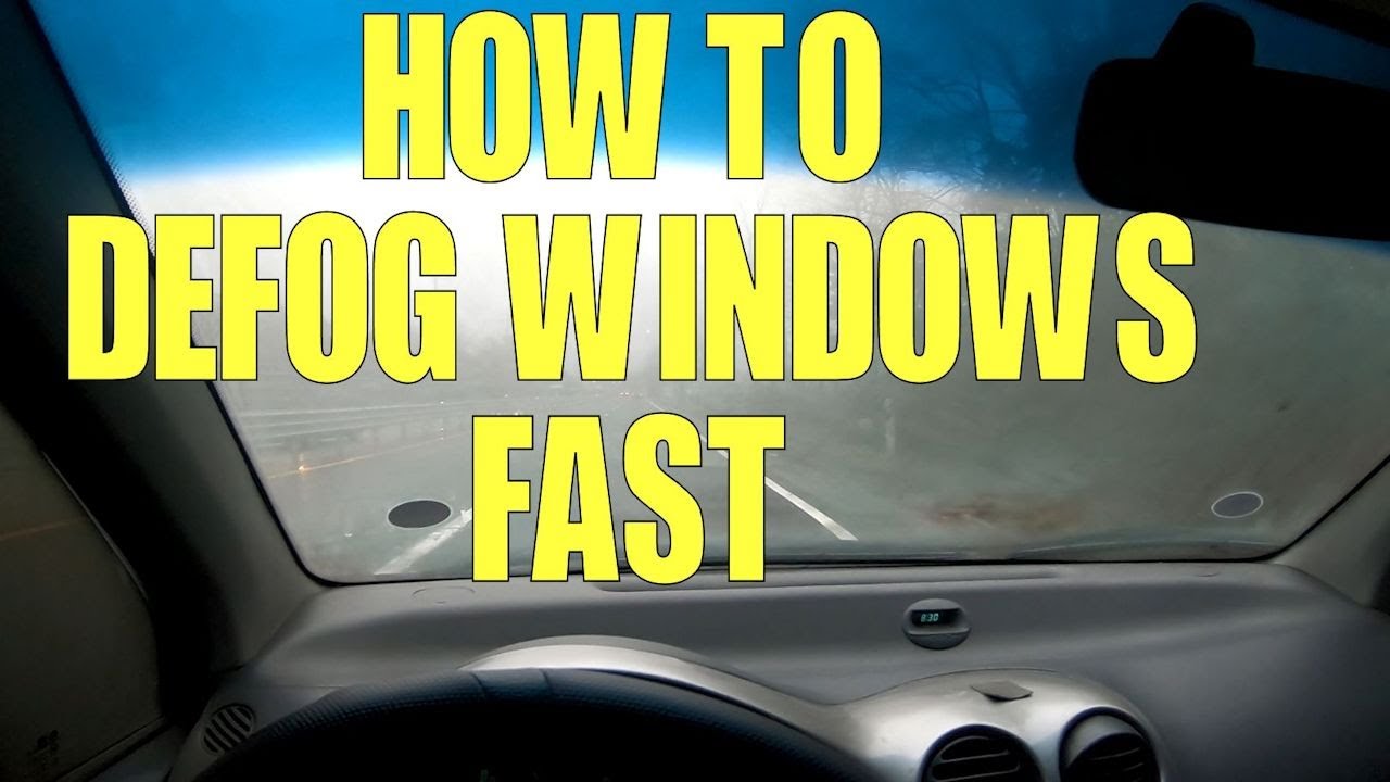 How to Defog Car Windows Fast!