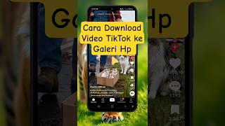 Download lagu Cara Download Video TikTok ke Galeri Hp #downloadvideotiktok #unduhvideotiktok #videotiktokdigaleri mp3