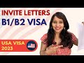 All about Invite letter for USA B1/B2 Visa 🇺🇸 | Importance,Who needs it, How to write + FREE Samples