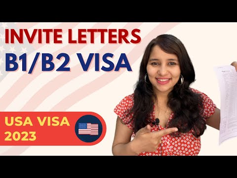 Do I need an invite letter for a US B1/B2 visa?