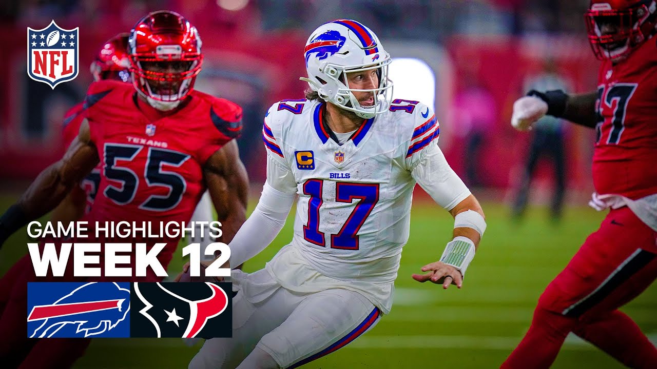 Buffalo Bills vs Houston Texans Game Highlight | 2025 NFL Season Week 12