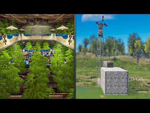 Compact 3x3 Farm Base Design - Rust Build Tutorial