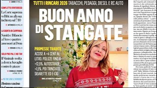 RASSEGNA STAMPA 2 GENNAIO 2026. QUOTIDIANI NAZIONALI ITALIANI  PRIME PAGINE DEI GIORNALI DI OGGI