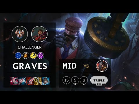 Graves Mid vs Twisted Fate - EUW Challenger Patch 11.21