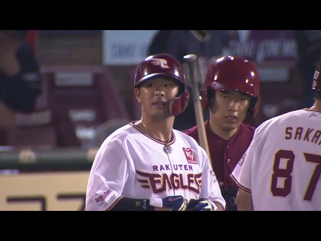 【8回裏】猛打賞のイーグルス・浅村 値千金の勝ち越しタイムリー!! 2019/9/9 E-B