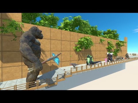 King Kong Death Run. The Battle Before Christmas - Animal Revolt Battle Simulator