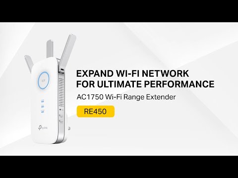 TP-LINK AC1750 dviejų juostų belaidis sieninis diapazono plėstuvas Qualcomm 1300Mbps esant 5GHz + 450Mbps esant 2,4Ghz 802.11ac/a/b/g/n video