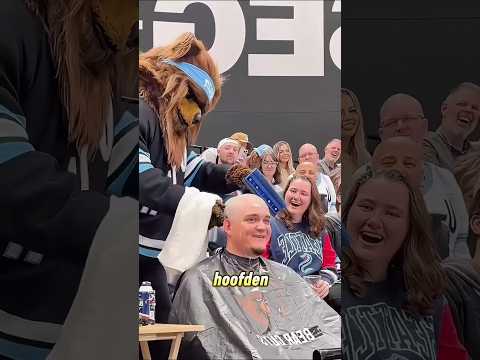 De keiharde grap van de mascotte van de NBA gericht op kale fans 😭