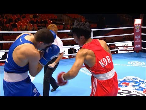 Round of 32 (69kg) LIM Hyunchul (KOR) vs WACHALA Filip (POL) /AIBA World 2019