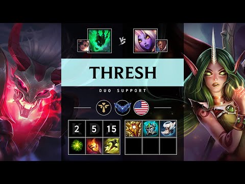Thresh Support vs Soraka - NA Diamond Patch 25.11