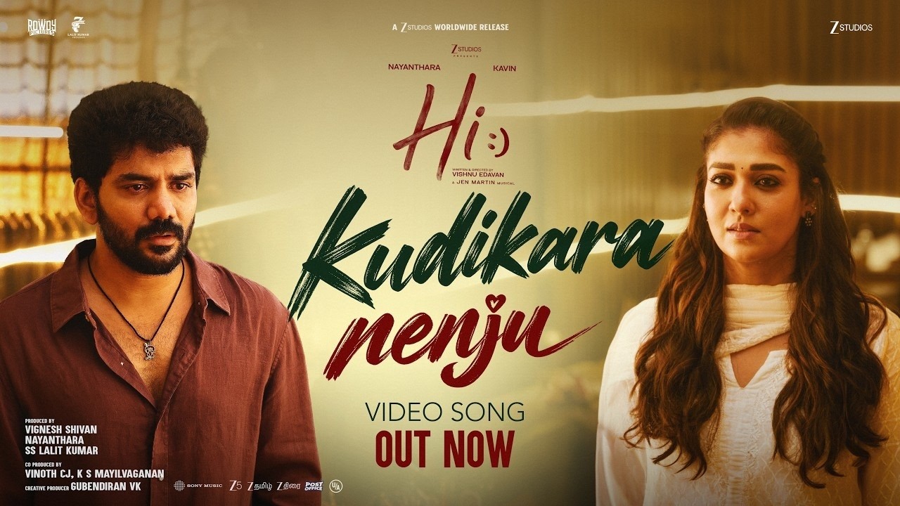 Kudikara Nenju - Video Song | Hi | Nayanthara | Kavin | Dhruv Vikram | Jen Martin | Vishnu Edavan