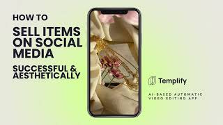 How to Sell Items on Social Media | Instagram & Tiktok Hack | Templify App