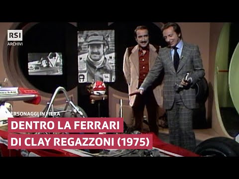 Dentro la Ferrari di Clay Regazzoni (1975) | Personaggi in fiera | RSI ARCHIVI