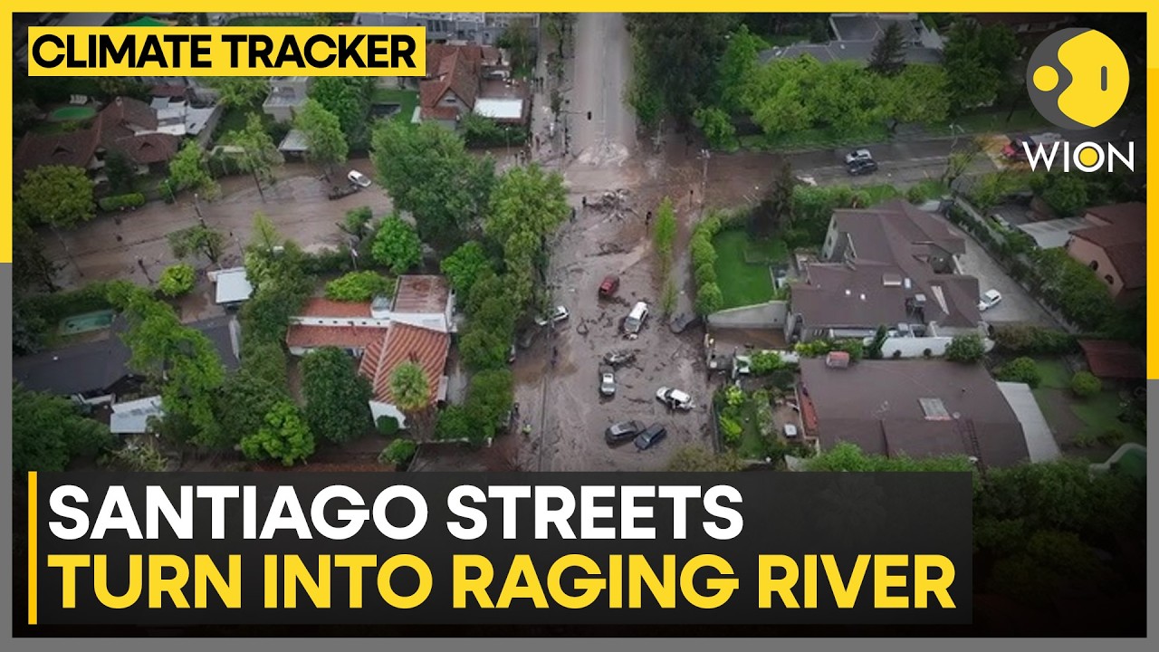 Chile's Capital On Alert As Heavy Rains Trigger Floods & Mudslide | WION News