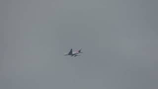 Emirates A380 approach Schiphol