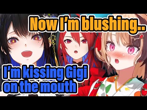 Nerissa Can't Help Kissing Gigi Even When Liz is Watching Nerissa Can't Help Kissing Gigi Even When Liz is Watching