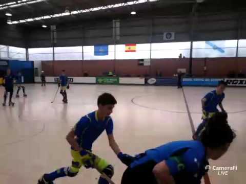 GaliciaN hockey - Sector Alevín - Partido entre Compañía de María y Mieres