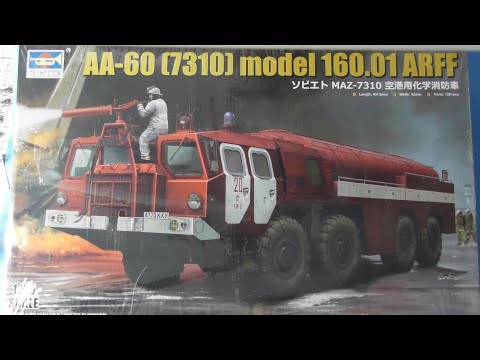 Sprue Review Trumpeter 1/35 AA-60 Model 160.01 ARFF Civilian fire vehicle