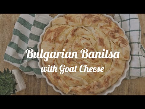 Bulgarian Banitsa With Goat Cheese (Traditional Bulgarian Cuisine | Woodfood Kitchen)